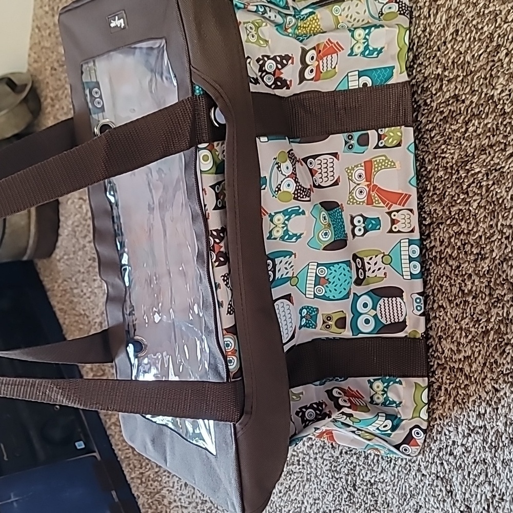 Thirty-One Owl Medium Utility Tote